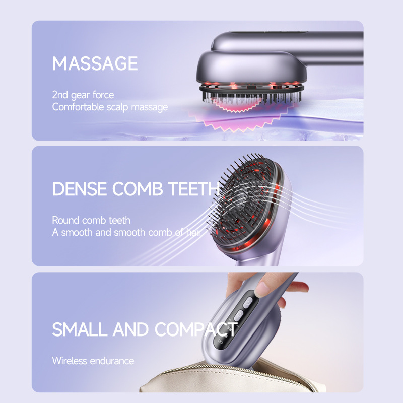 Scalderma™ Red Light Therapy Electric Massage Comb