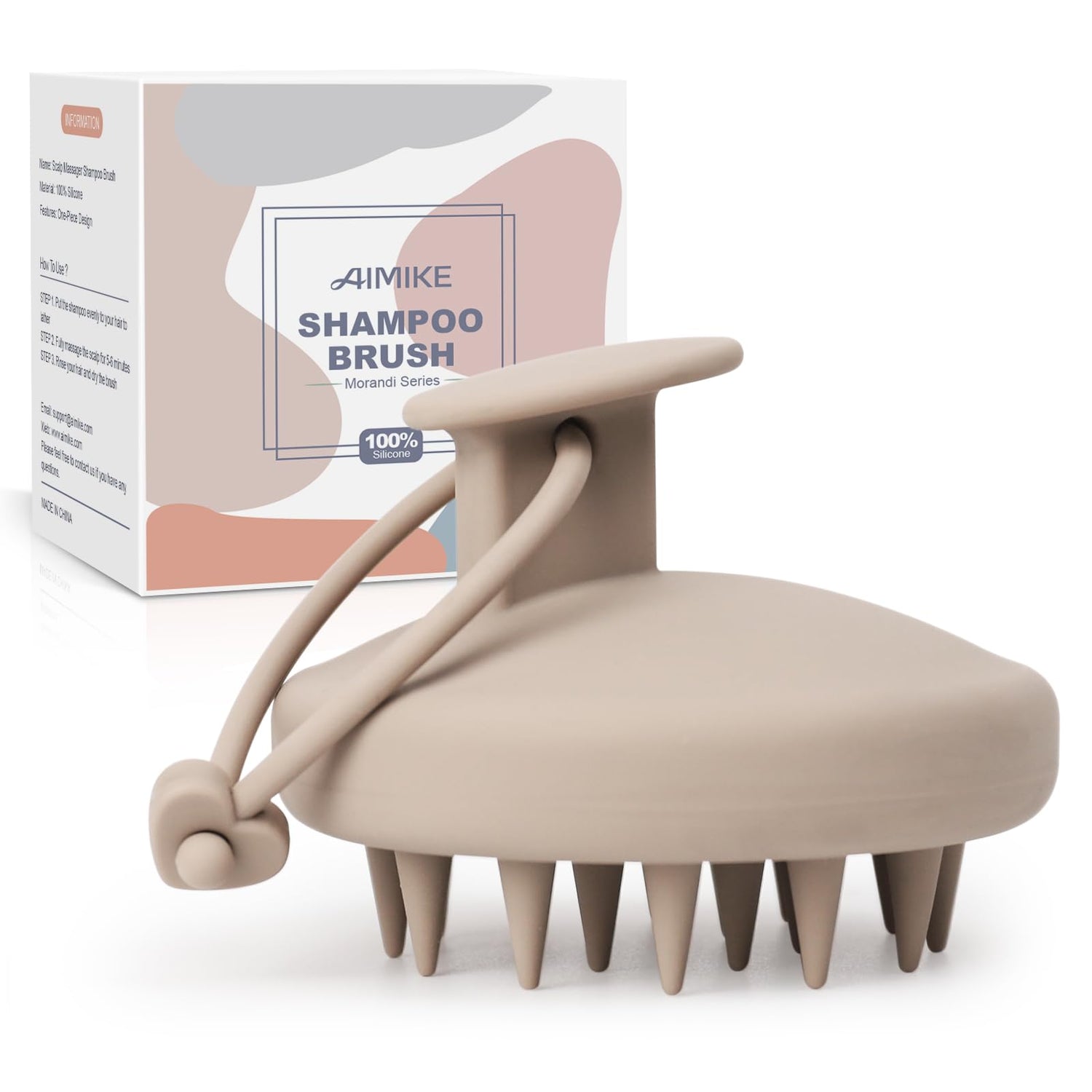 Scalderma™ Scalp Massager 100% Soft Silicone Scalp Scrubber