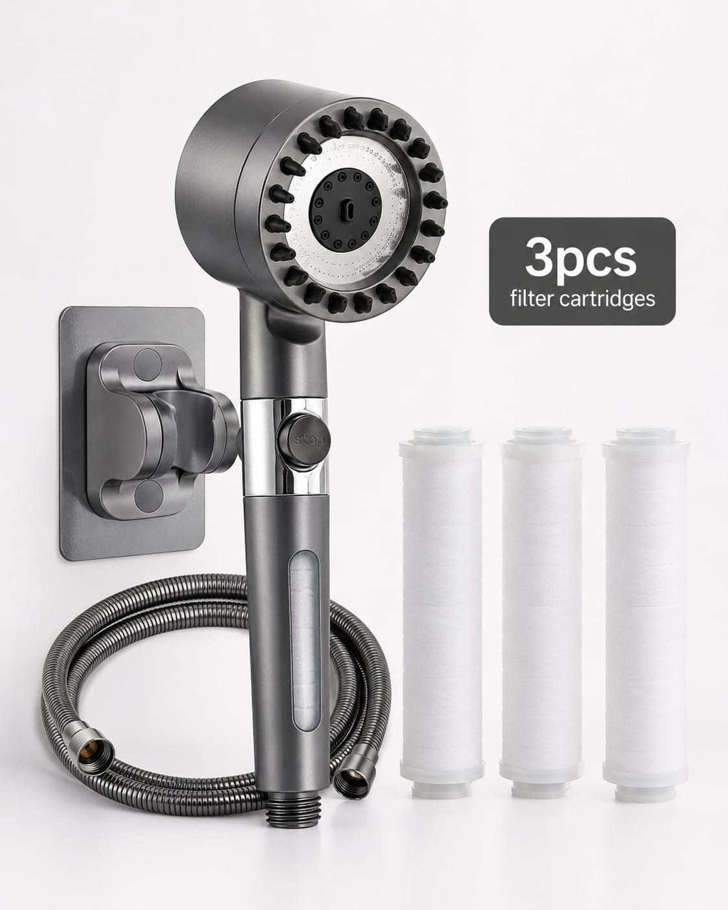 3-Mode High Pressure Showerhead