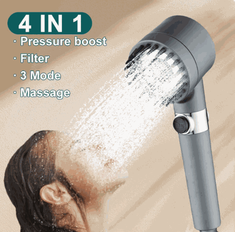 3-Mode High Pressure Showerhead